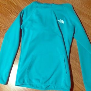 Teal Northface hoodie